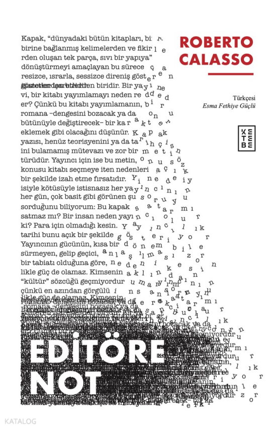 Editöre Not - 1