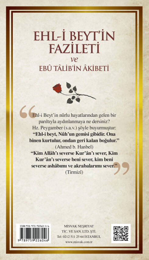 Ehli Beyt´in Fazileti Ve Ebu Talib´in Akibeti - Ömer Faruk Hilmi - 2
