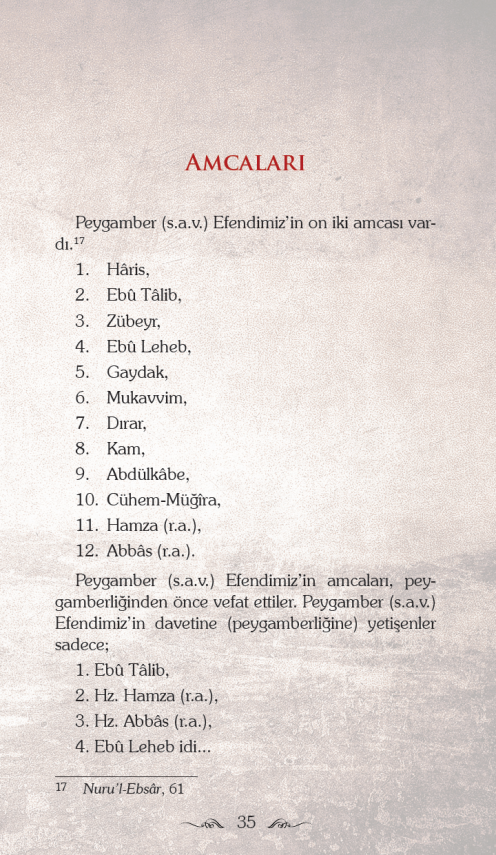 Ehli Beyt´in Fazileti Ve Ebu Talib´in Akibeti - Ömer Faruk Hilmi - 5