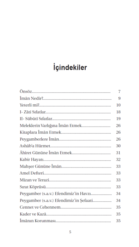 Ehl-i Sünnet Itikadı & Islam Inanç Esasları - 3