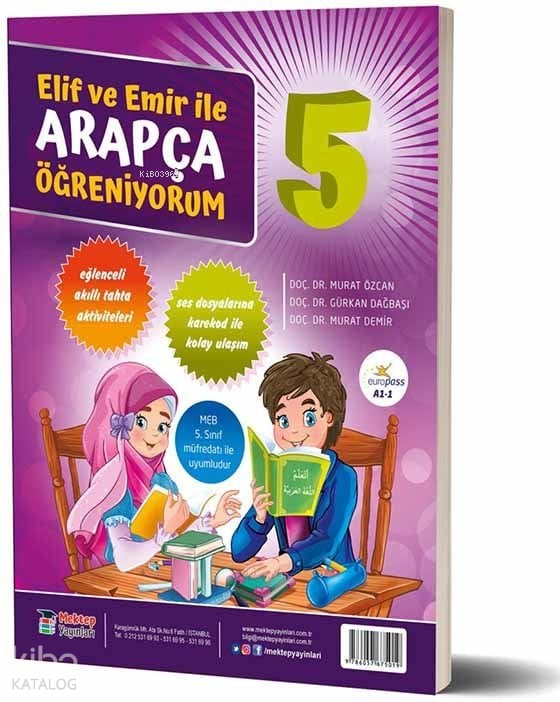 Elif ve Emir İle Arapça Öğreniyorum 5. Sınıf Eğlenceli Akıllı Tahta Aktiviteleri, Ses Dosyalarına Karekod İle Kolay Ulaşım - 2
