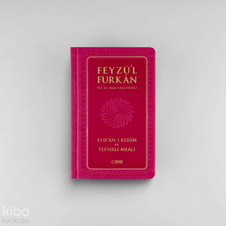 Feyzül Furkan Kuran-ı Kerim ve Tefsirli Meali (Sempatik Cep Boy - Ciltli) Pembe - 2