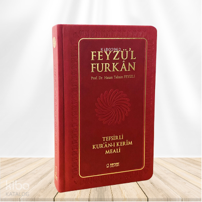 Feyzül Furkân Tefsirli Kurân-ı Kerîm Meali - Büyük Boy - Ciltli - BORDO - 1