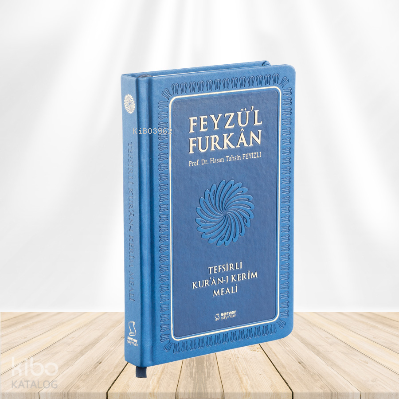 Feyzül Furkân Tefsirli Kurân-ı Kerîm Meali - Büyük Boy - Ciltli - LACİVERT - 1