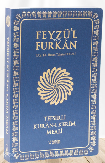 Feyzül Furkân Tefsirli Kurân-ı Kerîm Meali - Büyük Boy - İnce Cilt - Lacivert - 1