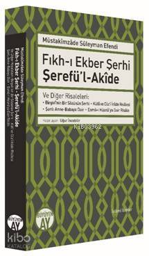 Fıkh-ı Ekber Şerhi Şerefül-Akîde - 2