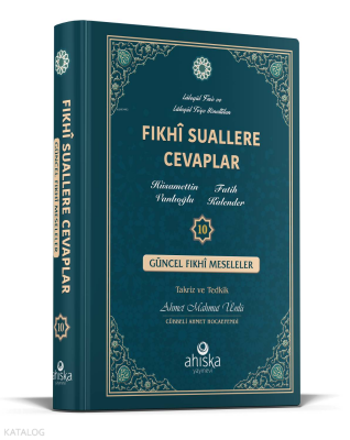 Fıkhi Suallere Cevaplar 10. Cilt - 1
