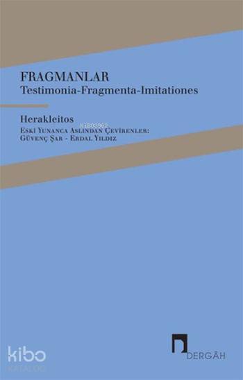 Fragmanlar Testimonia-Fragmenta-Imitationes - 1
