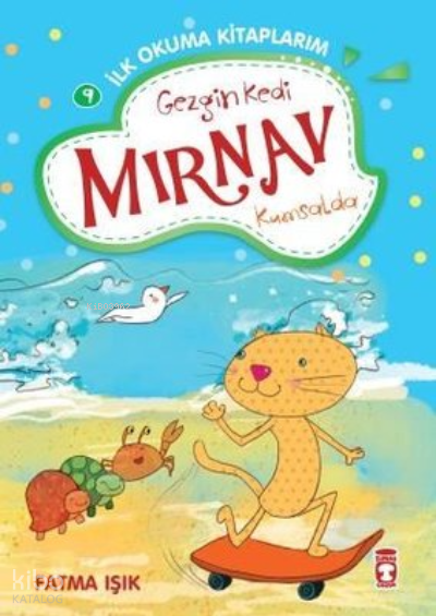 Gezgin Kedi Mırnav Kumsalda - Mırnav İlk Okuma Kitaplarım 9 - 1
