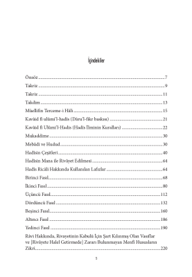 Hadis Usulü (Kavaid fi Ulumi'l Hadis Tercümesi) Sert Kapak - 3