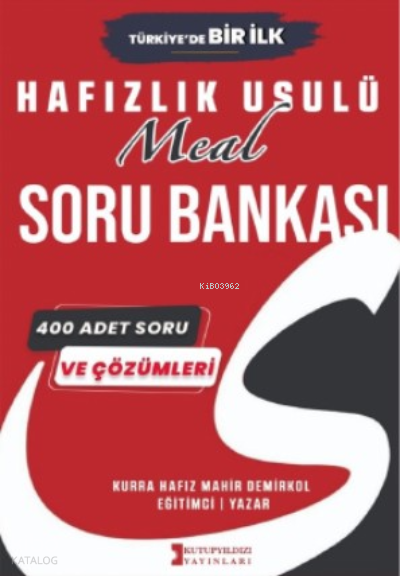 Hafızlık Usulü Meal Soru Bankası - 1