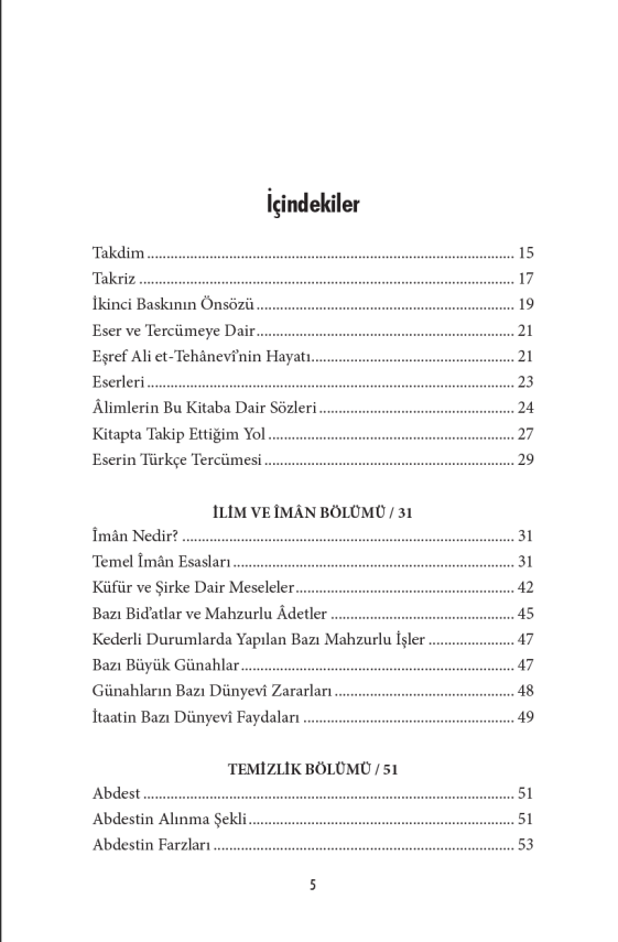 Hanefi İlmihali (Muhtasarul Fıkhul Hanefi Tercümesi) (Karton Kapak) - 4