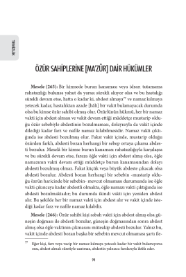 Hanefi İlmihali (Muhtasarul Fıkhul Hanefi Tercümesi) (Ciltli) - 10