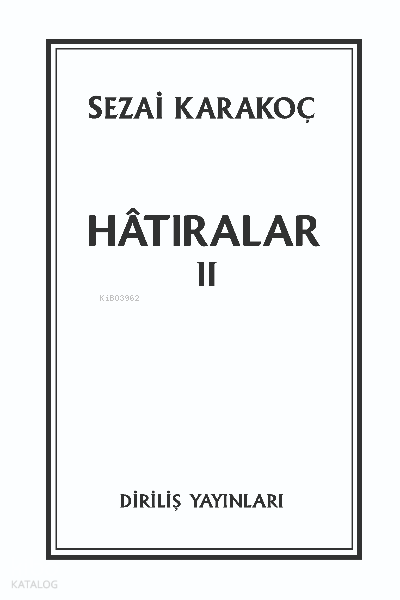 Hatıralar 2 - 1