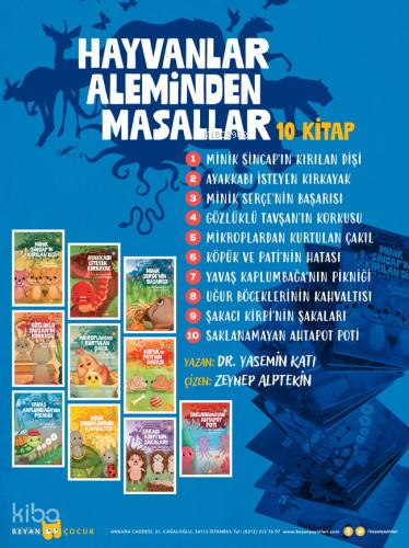 Hayvanlar Aleminden Masallar Seti 10 Kitap - 2