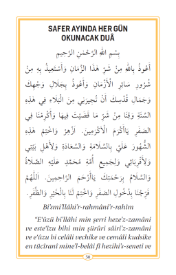 İbadet Takvimi Ve Dualar (CEP BOY) - 8