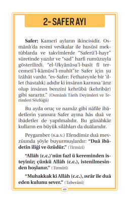 İbadet Takvimi Ve Dualar (CEP BOY) - 7