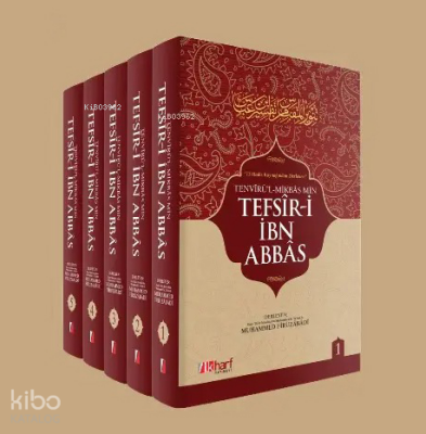 İbn Abbas Tefsiri (5 Cilt Takım)15 Hadis Kaynağından Derlenen Tefsir-i İbn Abbas - Çelik Yayınevi