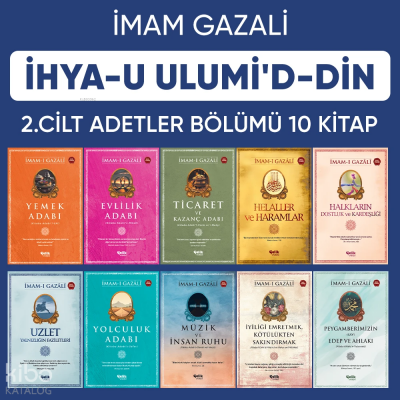 İhyau Ulumiddin 2. Cilt (Âdetler Bölümü 10 Kitap) - 1