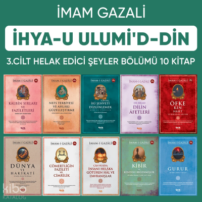 İhyau Ulumiddin 3. Cilt (Helâk Edici Şeyler 10 Kitap) - 1