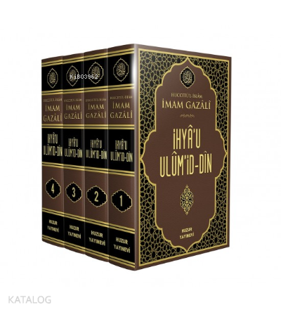 İhyau Ulumiddin – 4 Cilt Büyük Boy - 1