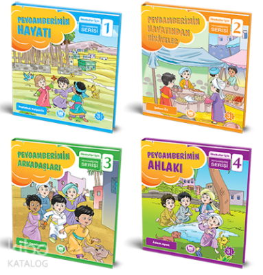 İlkokullar için Peygamberim Serisi - 4 Kitap - M. Ü. İlahiyat Fakültesi Vakfı Yayınları (1)