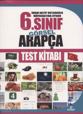 İmam Hatip Ortaokulu Müfredatın Uygun 6. Sınıf Görsel Arapça Test Kitabı - 2