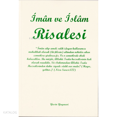 İman ve İslam Risalesi - 1