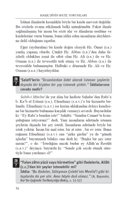 Hakk Dini Batıl Yorumlarına Cevaplar - 11
