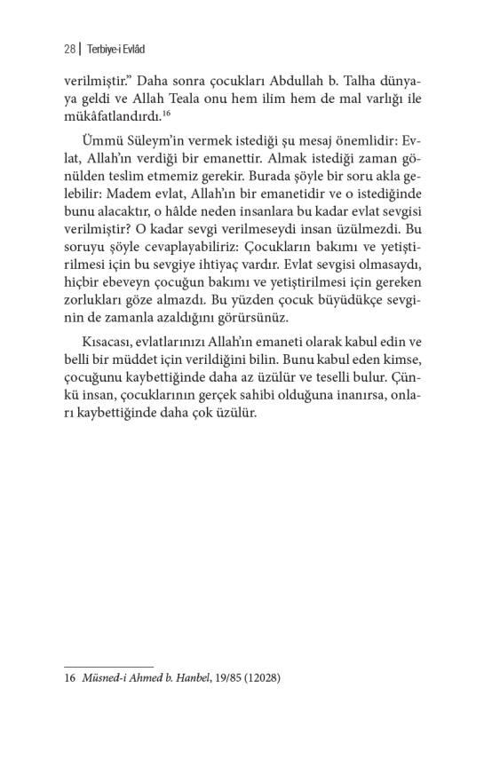 İslam’da Çocuk Terbiyesi (Terbiye-i Evlad Tercümesi) - 8