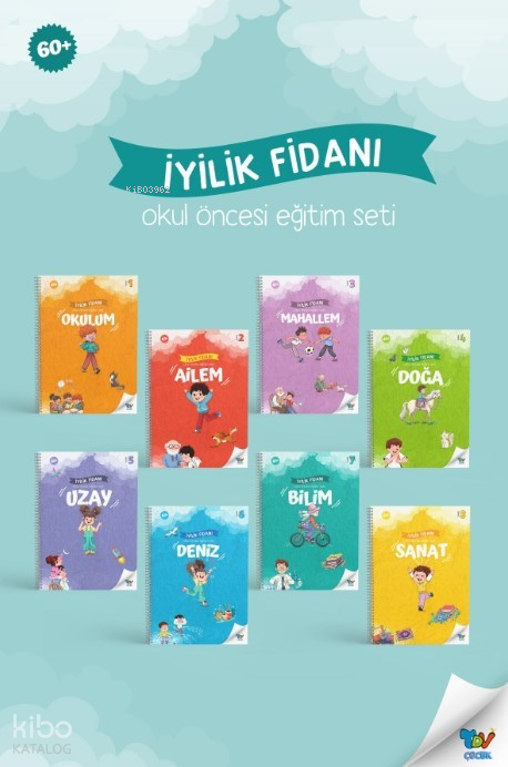 İyilik Fidanı - Okul Öncesi Eğitim Seti ( 8 Kitap ) - 2