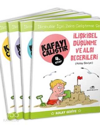 Kafayı Çalıştır Seti (4 Kitap) Zekâ Geliştirme Seti, Kolay Seviye, 5 - 7 Yaş - 1