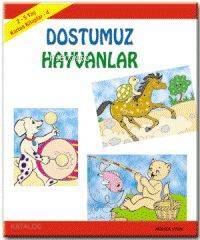 Karton Kitap-4-Dostumuz Hayvanlar (2-5 Yaş) - 1