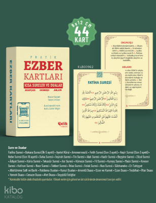 Kısa Sureler ve DualarEzber Kartları - 1