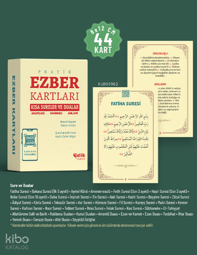 Kısa Sureler ve DualarEzber Kartları - 1