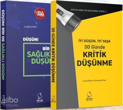 KRİTİK VE ANALİTİK DÜŞÜNME SETİ - 1