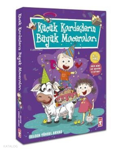 Küçük Kardeşlerin Büyük Maceraları Seti - 5 Kitap Takım - 2