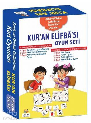 Kuran Elifbası Oyun Seti Zeka ve Dikkat Geliştirme İslami Kart Oyunları - 1