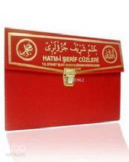 Kuran-ı Kerim 30 Cüz Hatim Seti (Cami Boy, Çantalı, Kırmızı Kapak, Kod 110) - 2
