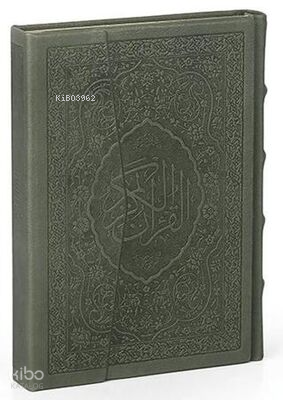 Kur`an-ı Kerim Hamid Aytaç Hatlı Çanta Boy, 5 Renk, Hakiki Deri Cilt Yeşil Kod1562 - 1