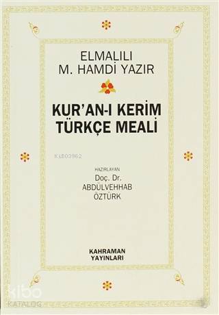 Kuran-ı Kerim Türkçe Meali - 1