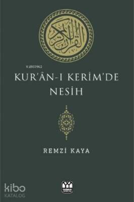 Kuran-ı Kerimde Nesih - 2