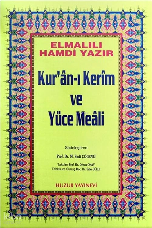 Kuranı Kerim ve Yüce Meali - Rahle Boy, Hafız Osman Hatlı - 1