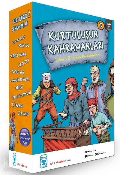 Kurtuluşun Kahramanları 3 Seti (10 Kitap Takım) - 2