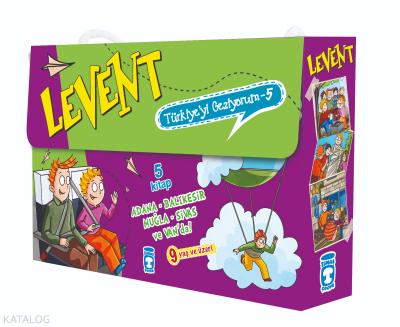Levent Türkiyeyi Geziyorum - 5 Set (5 Kitap) - 1