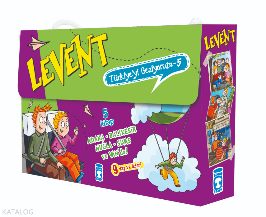 Levent Türkiyeyi Geziyorum - 5 Set (5 Kitap) - 1