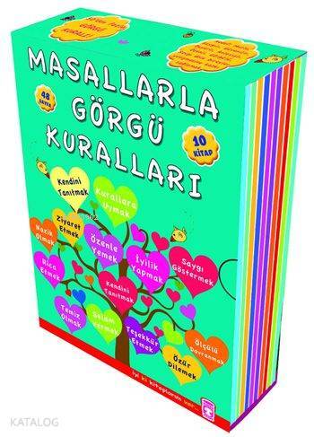 Masallarla Görgü Kuralları - Set (10 Kitap) - 2