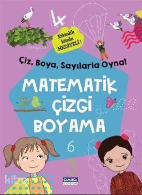 Matematik Çizgi Boyama Çiz, Boya, Sayılarla Oyna! - 1
