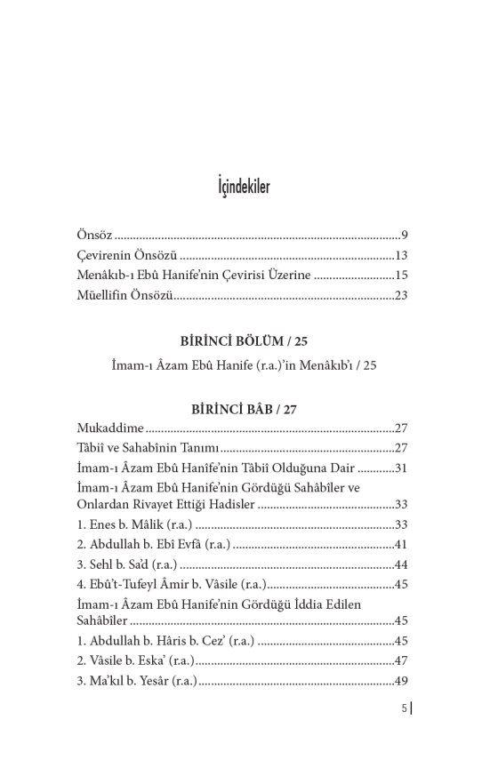 Menakıb-ı Ebu Hanife (2 Cilt) - 4