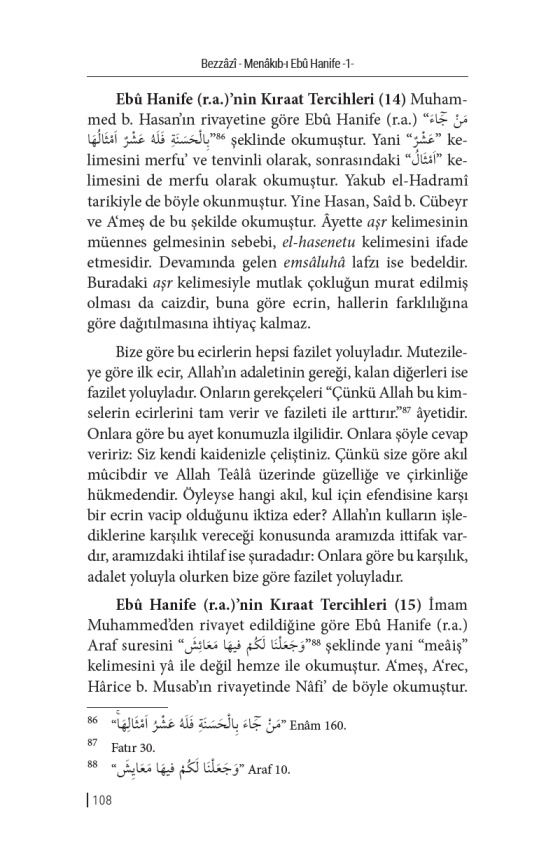 Menakıb-ı Ebu Hanife (2 Cilt) - 11